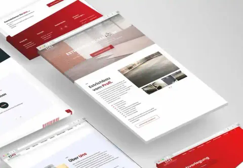 BRB Estrichbau – Handwerker-Website für Estrich-Fachbetrieb mit Anfrageformular