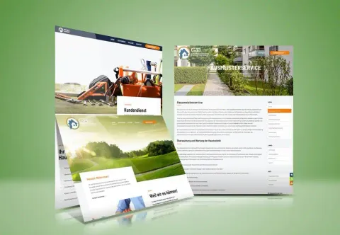 GB Hausmeisterdienst – Website mit Serviceübersicht für Hausverwaltungen