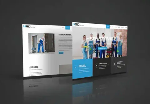 HSD Service Regensburg – Gebäudereinigung-Website mit lokalen SEO-Landingpages