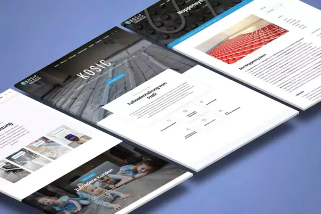 Handwerker-Webdesign Regensburg – Website für Fußbodenheizung-Spezialist mit Leistungsübersicht