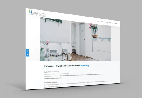 Physiotherapie-Praxis – Website mit Behandlungsangebot und Online-Terminanfrage