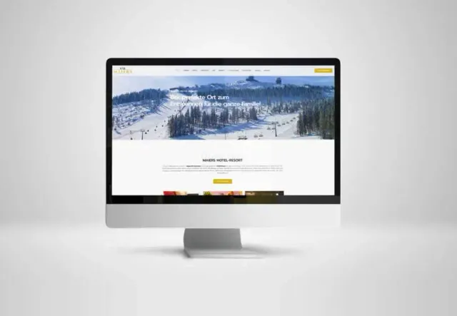 Maiers Hotel – Hotelwebsite mit Zimmerübersicht und direkter Buchungsanfrage