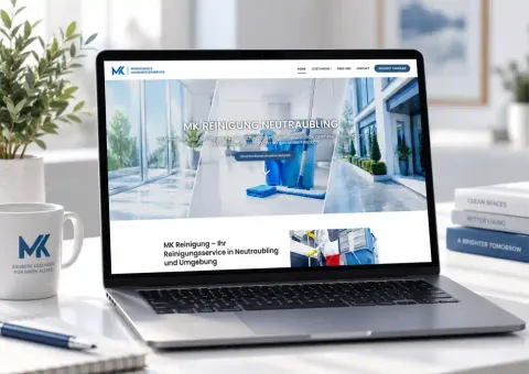 MK Reinigung Neutraubling – Gebäudereinigung-Website mit Angebotsanfrage