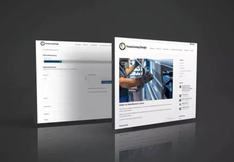 PLS Personaldienstleistungen – Website für Personalvermittlung mit Bewerberbereich