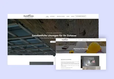 Sanierungsprofi Bayern – Website für Sanierungsbetrieb mit Vorher-Nachher-Referenzen