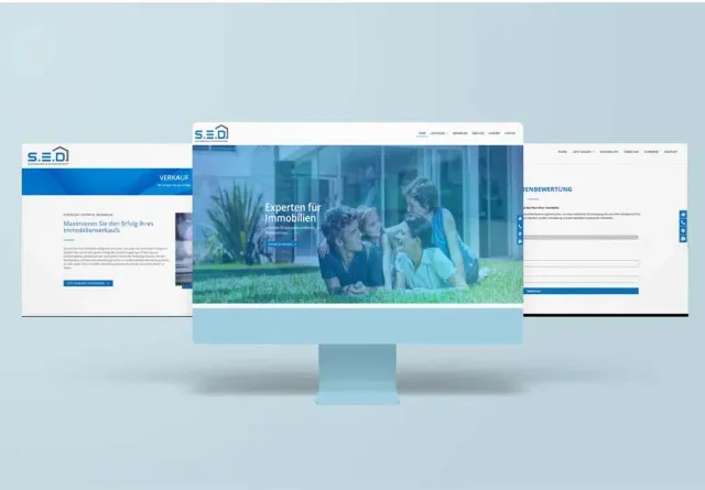 SED Immobilien – Immobilien-Website mit Objektpräsentation und klaren Kontaktwegen