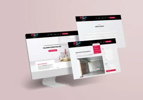 SEP Malermeisterbetrieb – Handwerker-Website mit Leistungsübersicht und Projektfotos