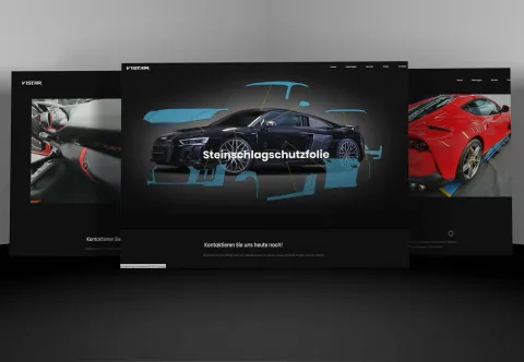 Vistar – moderne Unternehmenswebsite mit klarem Design und Anfragefokus